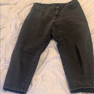 Black Asos mom style jeans size US14 L32
